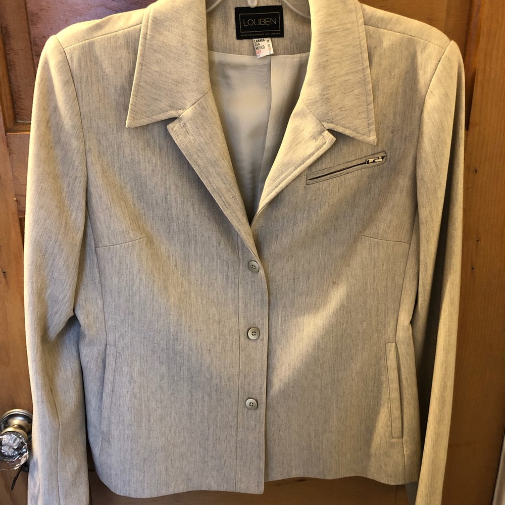 Louben Wool Blazer Size 10